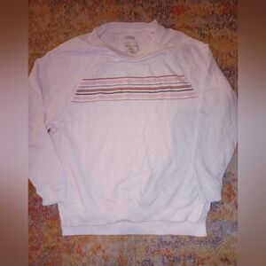 American Eagle Ahh-mazingly Soft Begging Fit Beige Pullover Sweatshirt Size Es